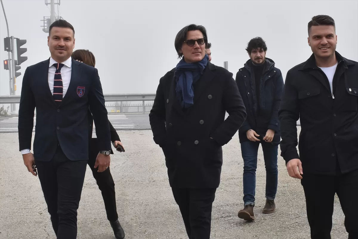 A Milli Futbol Takımı Teknik Direktörü Montella'dan Altınordu'ya ziyaret