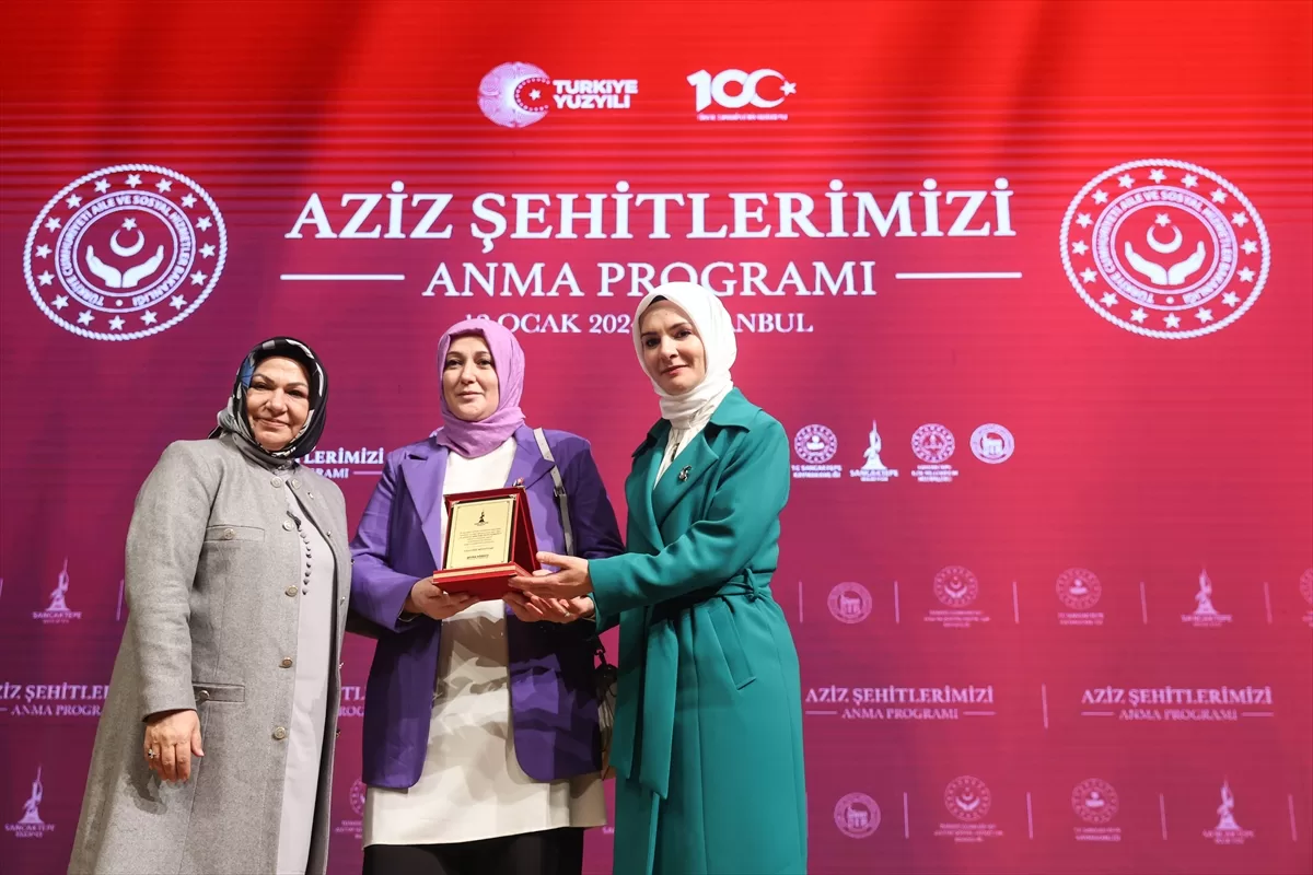 Aile ve Sosyal Hizmetler Bakanı Göktaş, şehitleri anma programında konuştu: