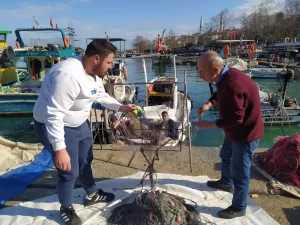 DÜZCE (AA) – Düzce'nin Akçakoca ilçesinde hamsi avcılığı, sezonun iyi