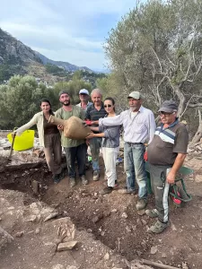 MUĞLA (AA) – Muğla'nın Marmaris ilçesindeki Amos Antik Kenti'nde yürütülen