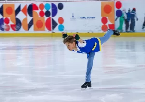 İZMİR (AA) – Artistik Buz Pateni 2. Bölge Yarışması, ilk