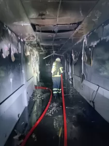 BATMAN (AA) – Batman'da özel bir hastanede çıkan yangın itfaiye