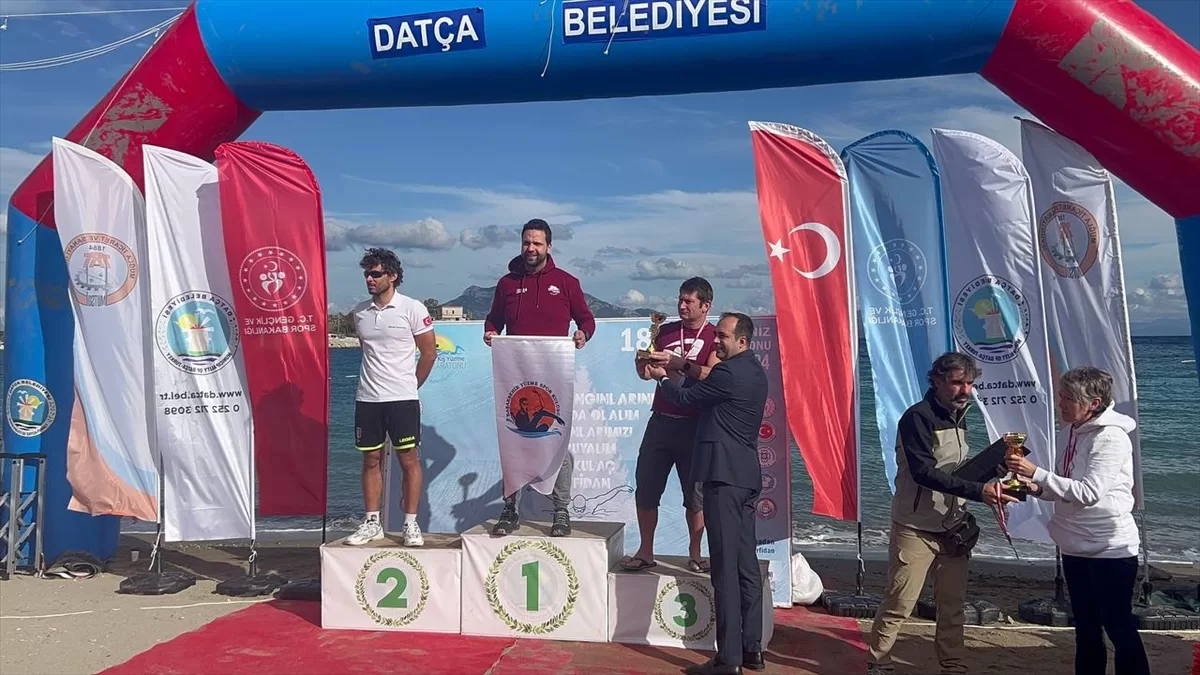 Datça'da 18. Açık Deniz Kış Yüzme Ma­ra­to­nu yapıldı