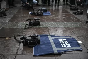 ANKARA (AA) – Ankara Filistin Dayanışma Platform üyeleri, 10 Ocak