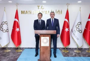 MARDİN (AA) – Japonya'nın Ankara Büyükelçisi Takahiko Katsumata, Mardin Valisi