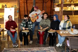 KARABÜK (AA) – Karabük'ün Safranbolu ilçesinde özel gereksinimli bireyler etkinlikte