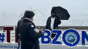 TRABZON (AA) – Karadeniz'de dünden itibaren aralıklarla etkili olan kar