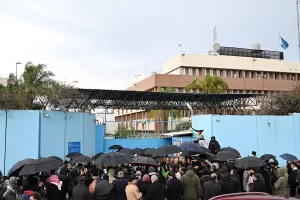 BEYRUT (AA) – Lübnan'da ikamet eden yüzlerce Filistinli mülteci, bazı