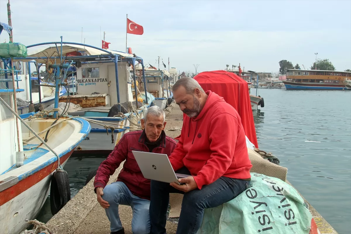 Mersinli balıkçılar, AA'nın “Yılın Kareleri” oylamasına katıldı