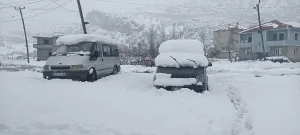 ŞIRNAK (AA) – Şırnak kent merkezinde sağanak ve sis, Beytüşşebap