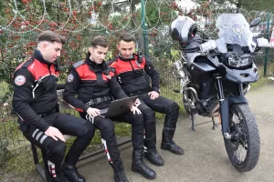 TRABZON (AA) – Trabzon'da motosikletli polisler, Anadolu Ajansının (AA) gözünden