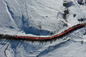 KARS (AA) – Kars'ın Sarıkamış ilçesinde, Sarıkamış Harekatı'nın 109. yılı