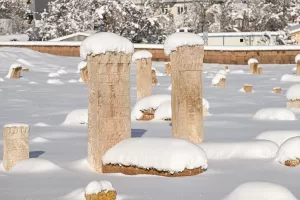 VAN (AA) – Van'da etkili olan kar yağışı sonrası Gevaş