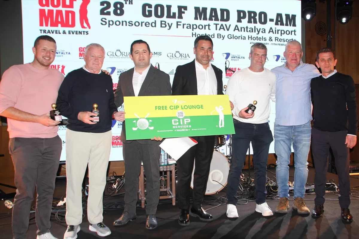 28. Golf Mad Pro-Am Golf Turnuvası, Antalya'da sona erdi