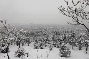 KABİL (AA) – Afganistan'da hava sıcaklığının sıfırın altına düşmesiyle kar