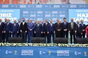 - "İnsanımızın refah seviyesini yükseltmeye dönük işlerde enerjimizi kullanacağız"