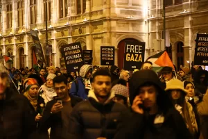 VİYANA (AA) – Avusturya'nın başkenti Viyana'da, İsrail'in yaklaşık 4 aydır