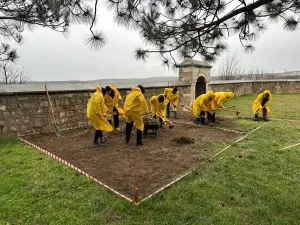 EDIRNE (AA) – Edirne Mevlevihanesi'nin ihyası kapsamında kazı çalışmaları başlatıldı.