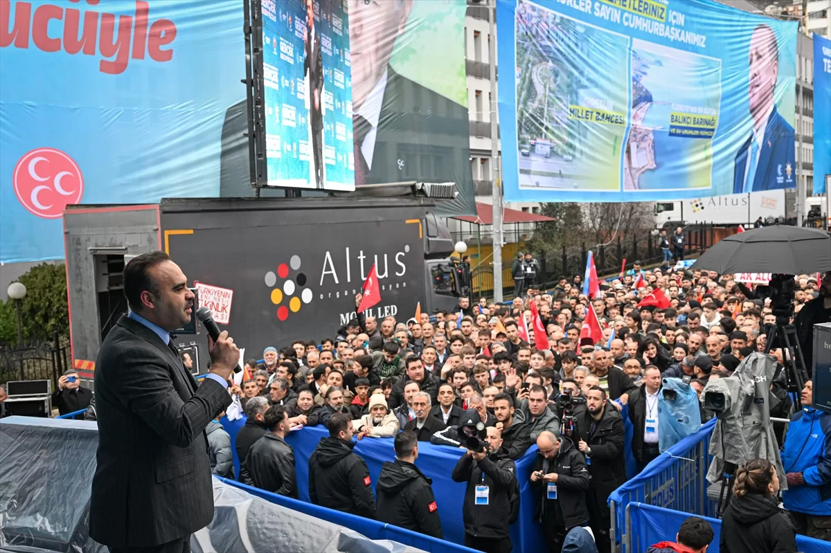 Bakanlar Bak, Kacır ve Uraloğlu, AK Parti'nin Giresun mitinginde konuştu