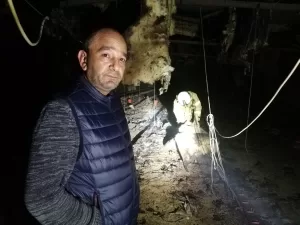 BALIKESİR (AA) – Balıkesir'in Savaştepe ilçesindeki bir tavuk çiftliğinde çıkan