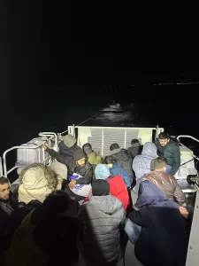 MUĞLA (AA) – Muğla'nın Bodrum ilçesi açıklarındaki adada mahsur kalan