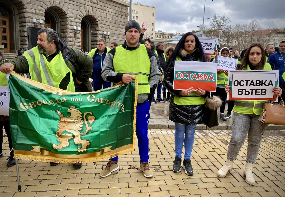 Bulgaristan'da tarım sektörü temsilcileri protesto düzenledi