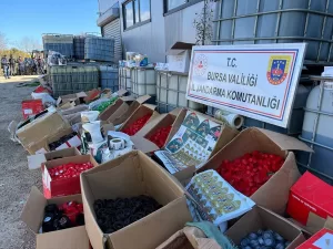 BURSA (AA) – Bursa'nın Nilüfer ilçesinde 35 bin litre kaçak