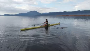 MUĞLA (AA) – Türkiye Kürek Federasyonunca (TKF) düzenlenen Büyükler Türkiye