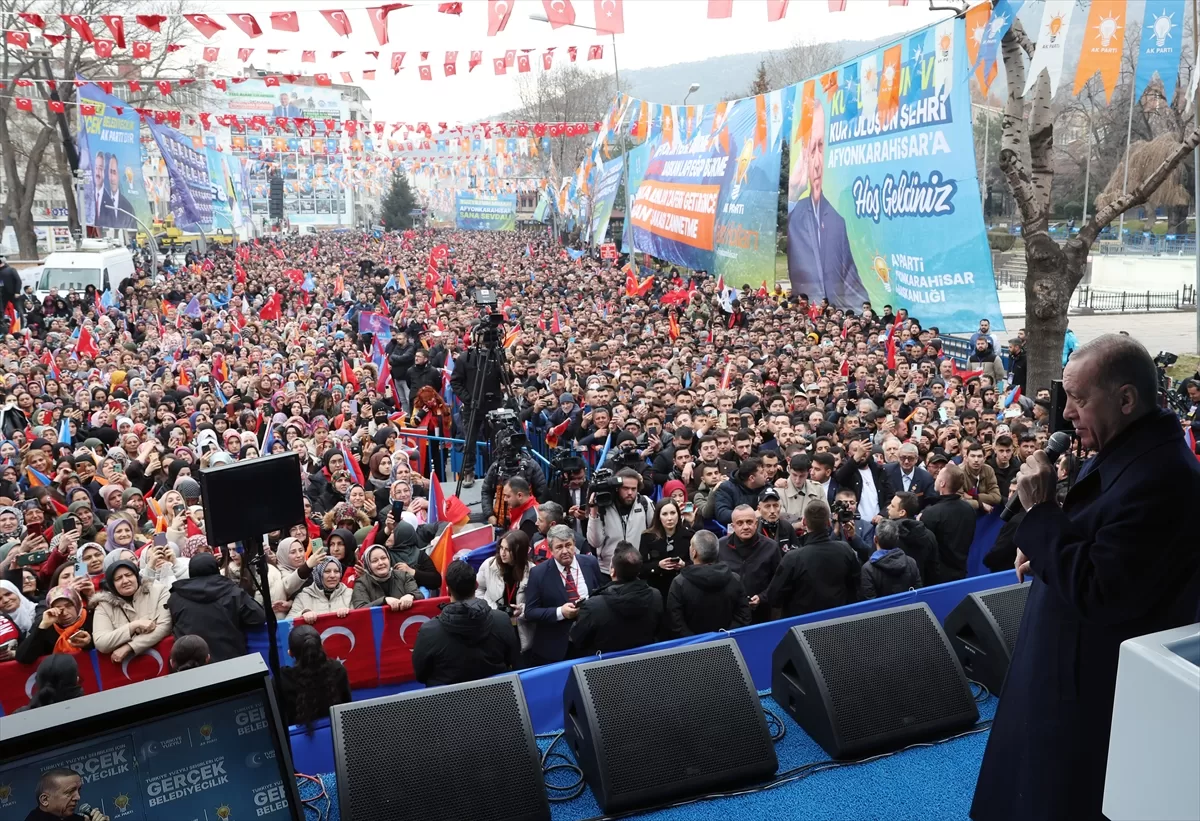Cumhurbaşkanı ve AK Parti Genel Başkanı Erdoğan Afyonkarahisar mitinginde konuştu: (1)