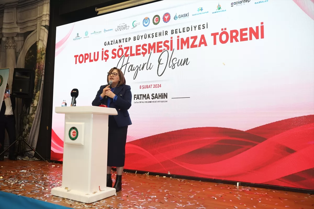 Gaziantep Büyükşehir Belediyesinde toplu iş sözleşmesi imzalandı