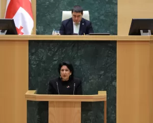 TİFLİS (AA) – Gürcistan Cumhurbaşkanı Salome Zurabişvili, Rusya'yı, Karadeniz'de gerginlik