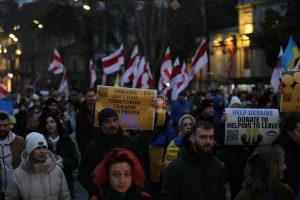 TİFLİS (AA) – Gürcistan'ın başkenti Tiflis'te, Rusya-Ukrayna Savaşı'nın ikinci yılında