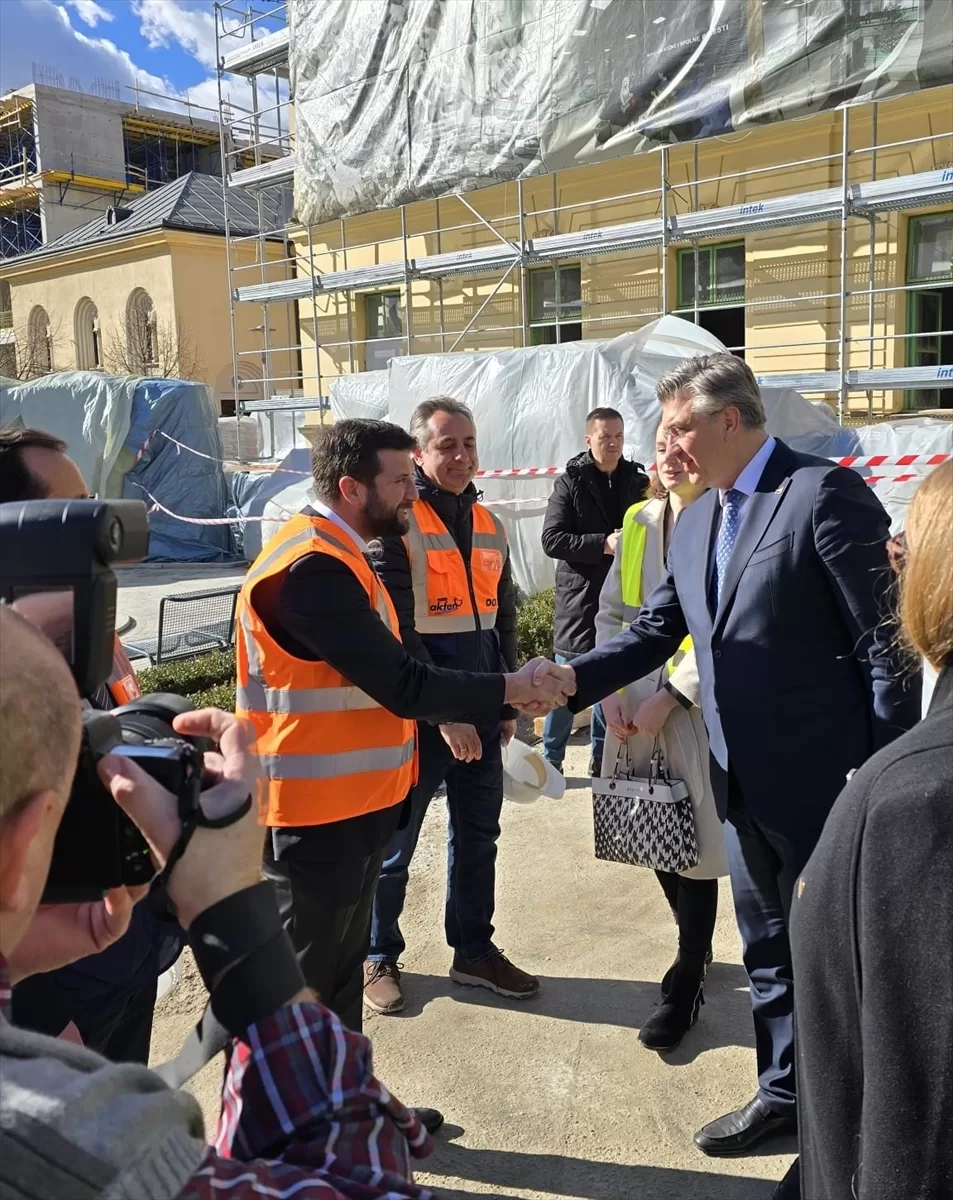 Hırvatistan Başbakanı Plenkovic, Akfen İnşaat'ın Zagreb’deki hastane projesini inceledi