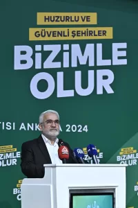 ANKARA (AA) – HÜDA PAR Genel Başkanı Zekeriya Yapıcıoğlu, İstanbul,