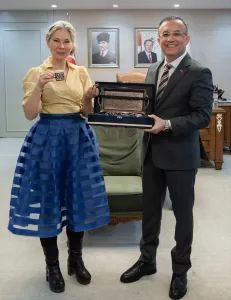 GAZİANTEP (AA) – İsveç'in Ankara Büyükelçisi Malena Mard ile Birleşmiş