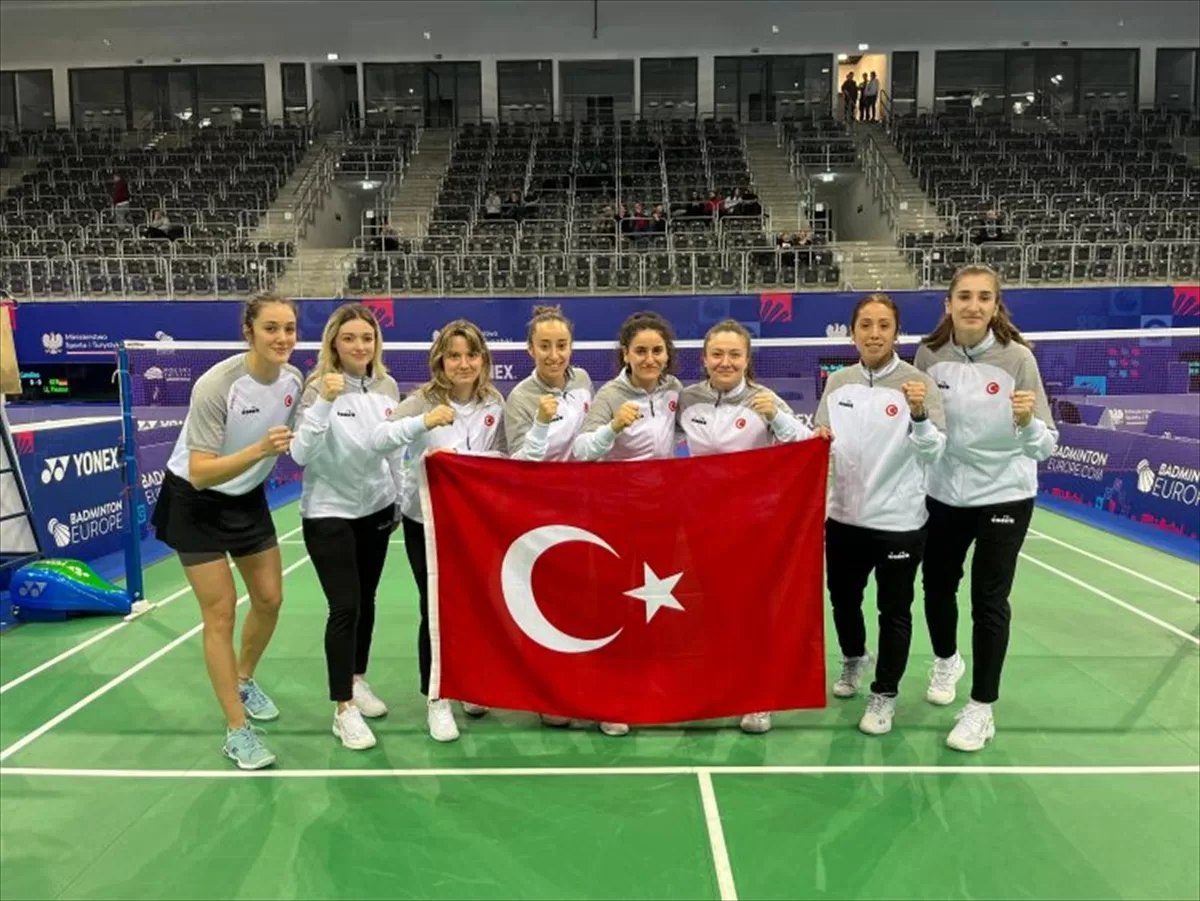 Kadın Badminton Milli Takımı, Avrupa Takımlar Şampiyonası'na galibiyetle başladı