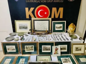 KIRKLARELİ (AA) – Kırklareli merkezli 11 ilde düzenlenen tarihi eser