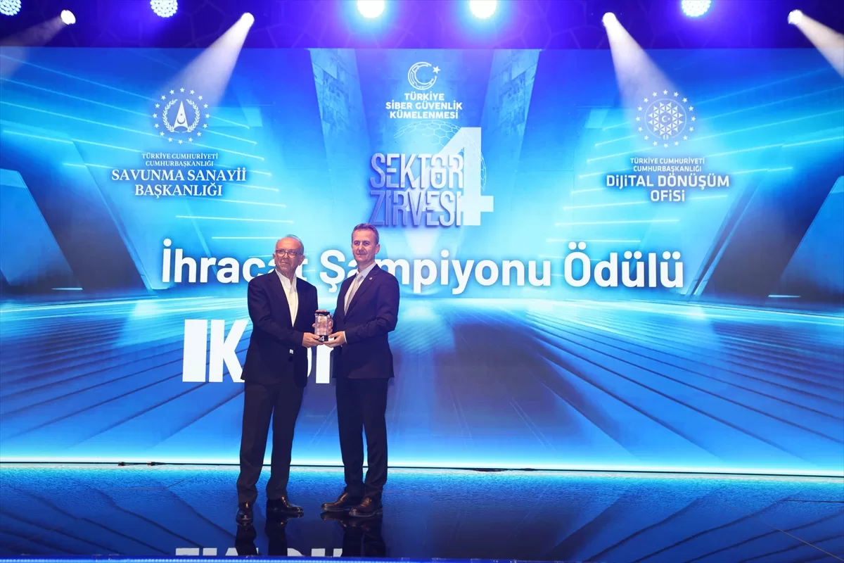 Kron Teknoloji yılın ihracat şampiyonu ödülüne layık görüldü