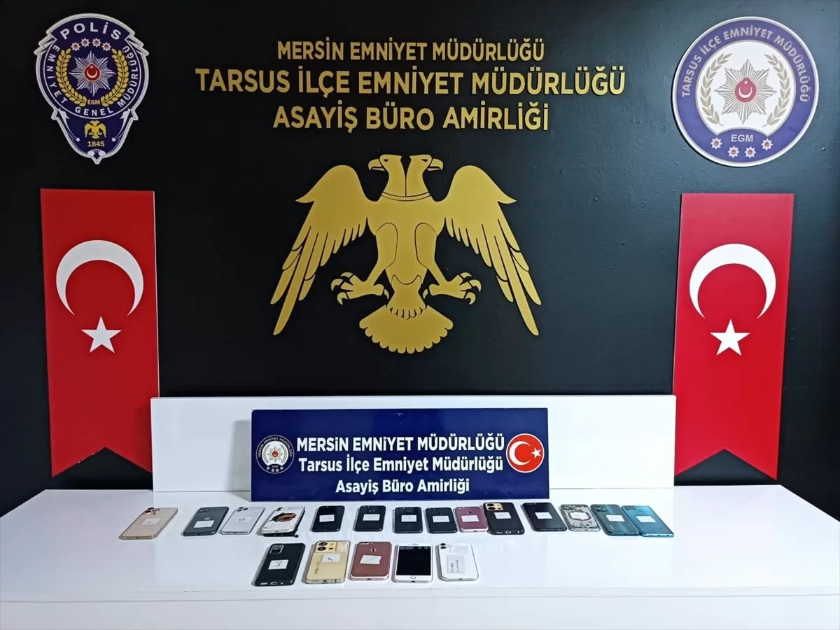 Mersin'de cep telefonu hırsızlığı yapan şüpheli tutuklandı