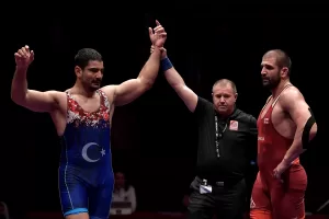 ANKARA (AA) – Avrupa Güreş Şampiyonası'nda mücadele eden Taha Akgül,