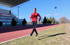 ESKİŞEHİR (AA) – DENİZ AÇIK – Rekortmen milli atlet Edanur