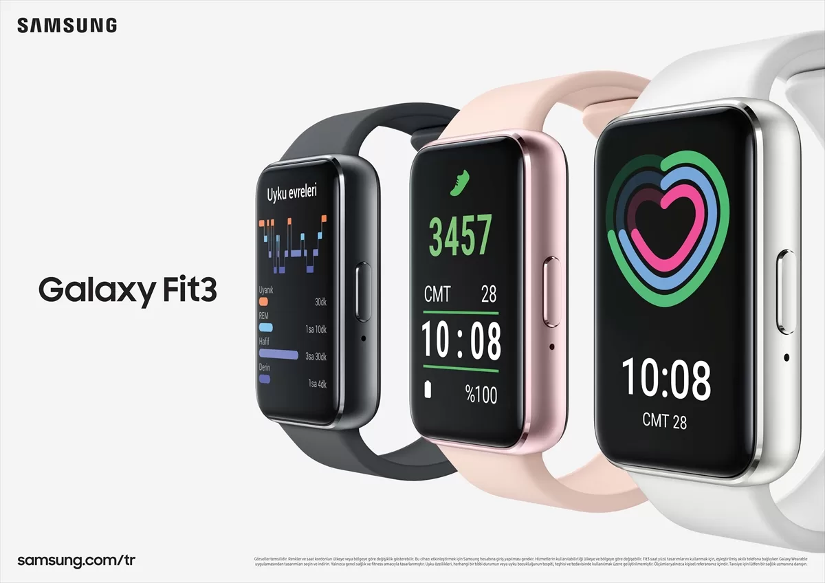 Samsung, Galaxy Fit3'ü piyasaya sürdü