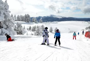 - Sarıçam ormanlarıyla çevrili olan ve kar kalınlığının 155 santimetreye
