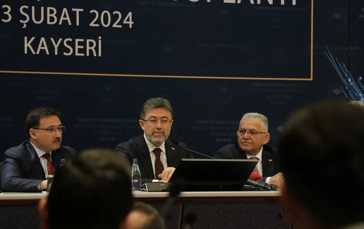 Tarım ve Orman Bakanı İbrahim Yumaklı, Kayseri'de konuştu: