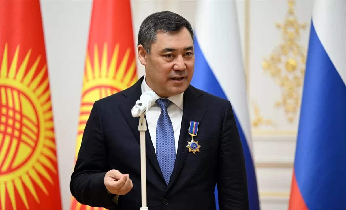 Tataristan'da Kırgızistan Cumhurbaşkanı Caparov'a “Devlet Dostluk Nişanı” verildi