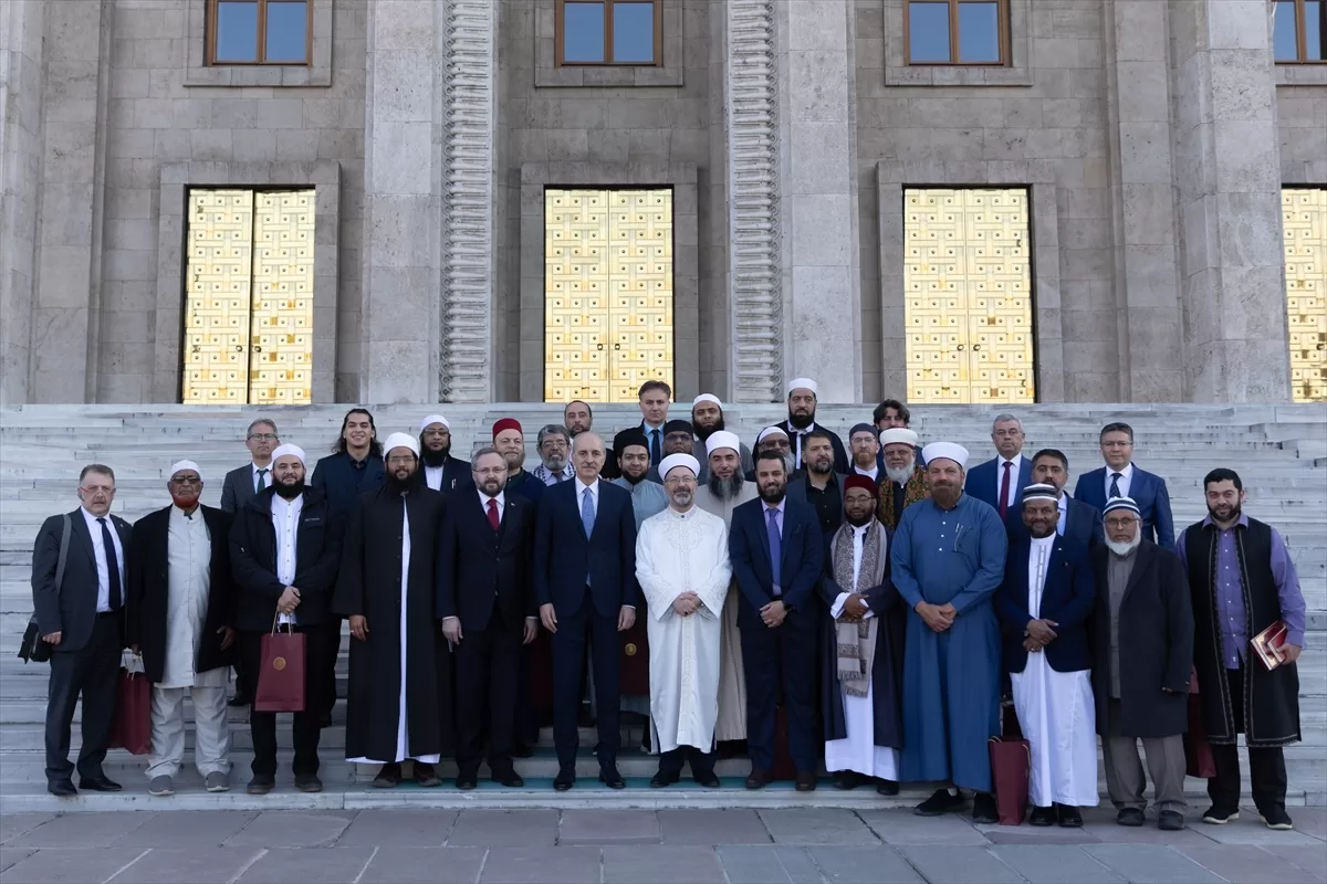 TBMM Başkanı Kurtulmuş, Kanada Diyanet Teşkilatı ve Kanadalı Müslüman kanaat önderlerini kabul etti