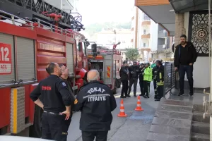 TOKAT (AA) – Tokat'ta, bir otel odasında çıkan yangın sırasında