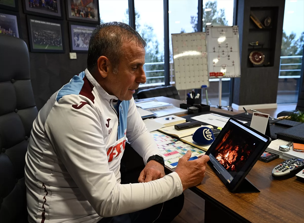 Trabzonspor Teknik Direktörü Avcı, AA'nın “Yılın Kareleri” oylamasına katıldı: