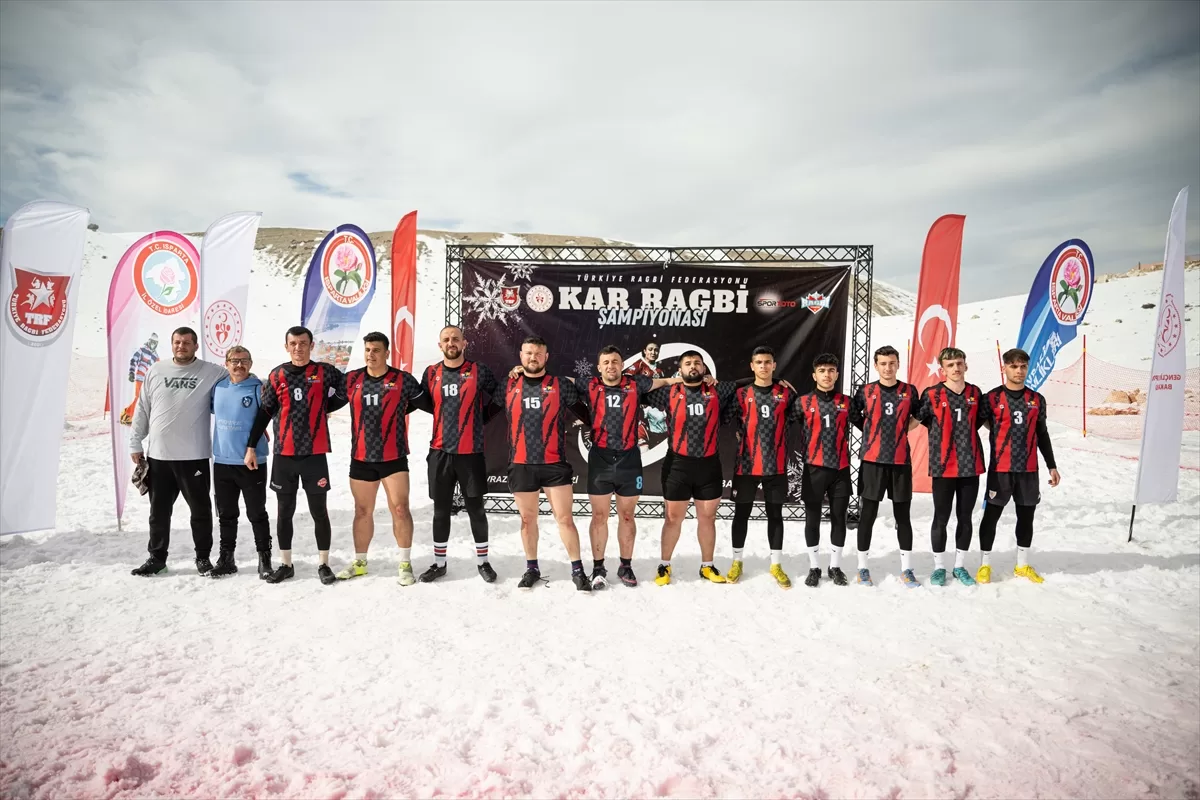 Türkiye'de ilk defa düzenlenen “Kar Ragbi Şampiyonası” sona erdi