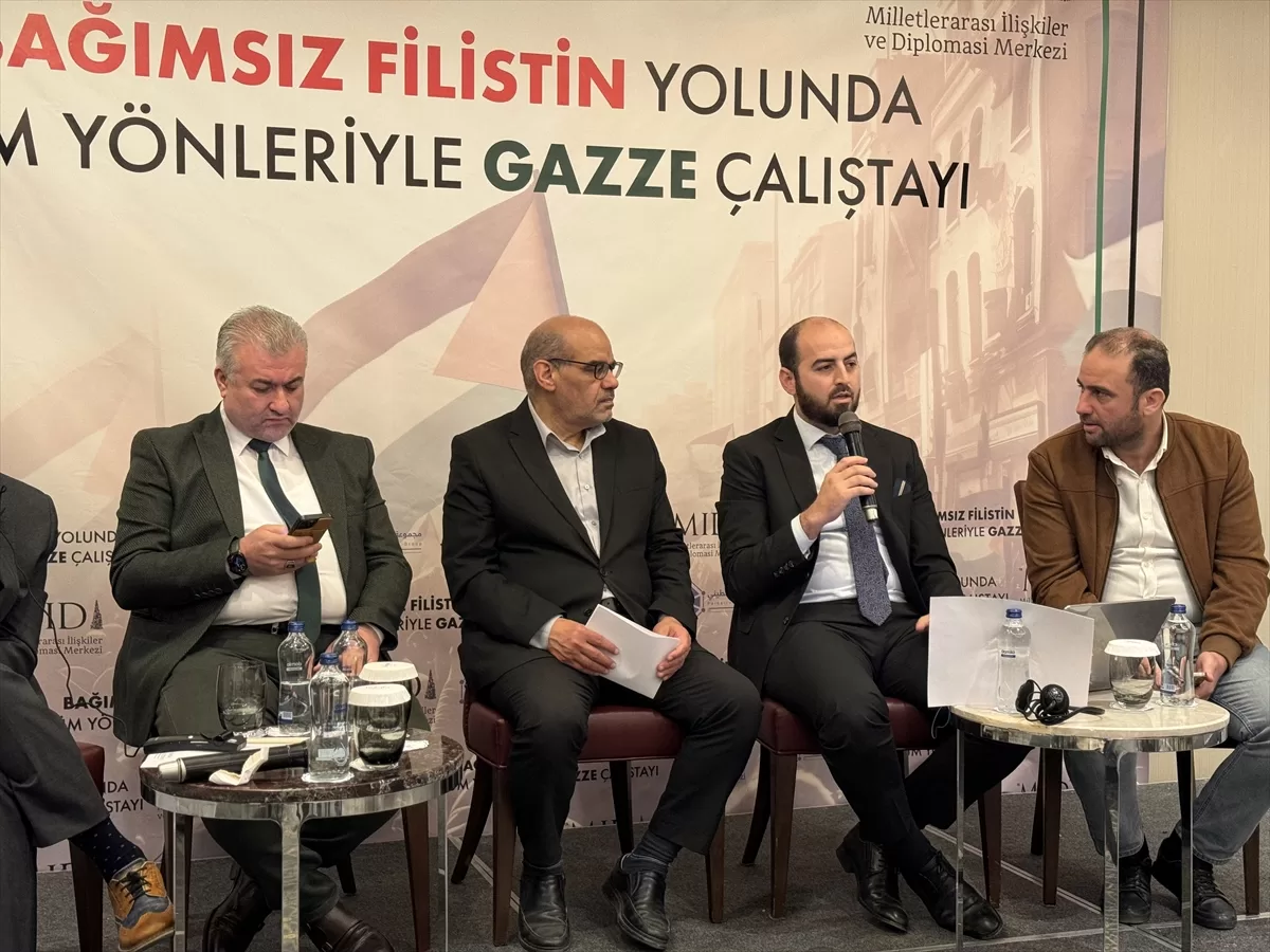 Ülkelerin İsrail'in Gazze saldırılarına ilişkin tutumları, İstanbul'daki çalıştayda ele alındı